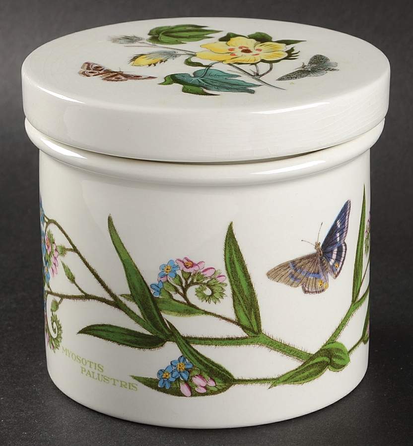Botanic Garden 4" Storage Jar & Ceramic Lid by Portmeirion-1