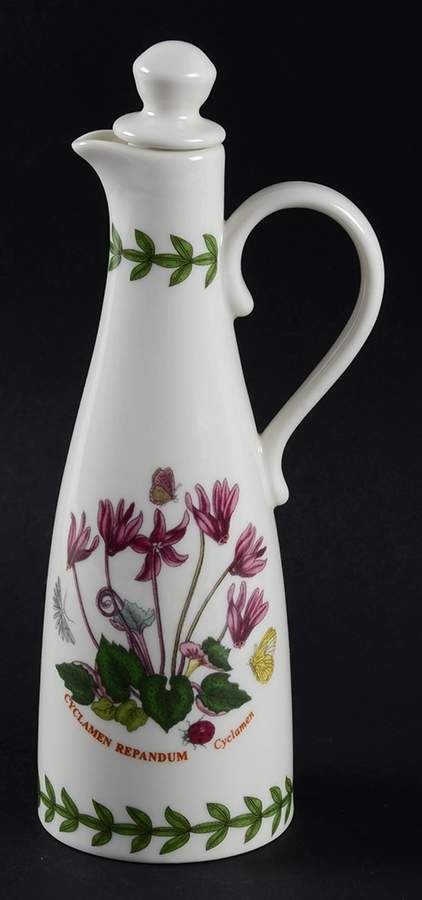 Botanic Garden New Shape Handled Vinegar and Stopper by Portmeirion-1
