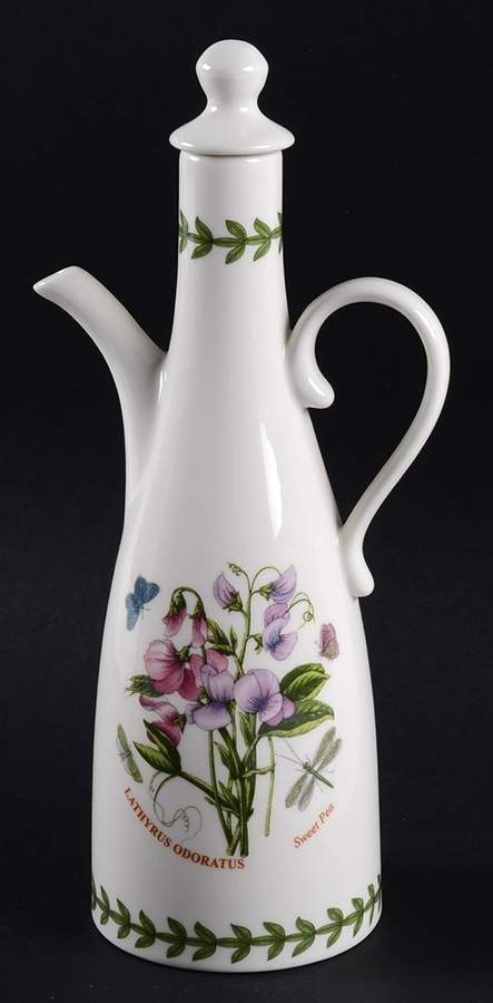 Botanic Garden New Shape Handled Oil Cruet and Stopper by Portmeirion-1