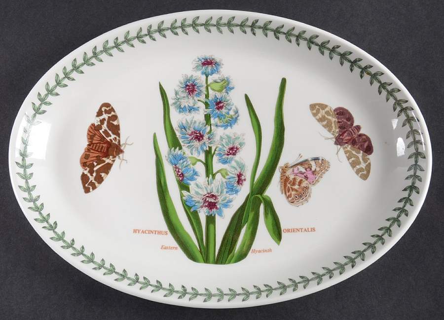 Botanic Garden 10" Oval Steak Platter by Portmeirion-1
