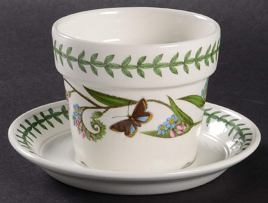 Botanic Garden 2" Herb Pot w/Underplate by Portmeirion-1