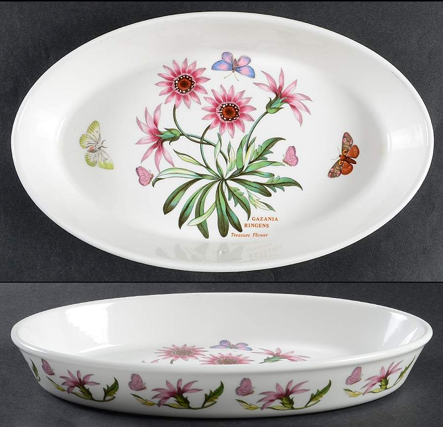 Botanic Garden 11" Oval Baker by Portmeirion-1