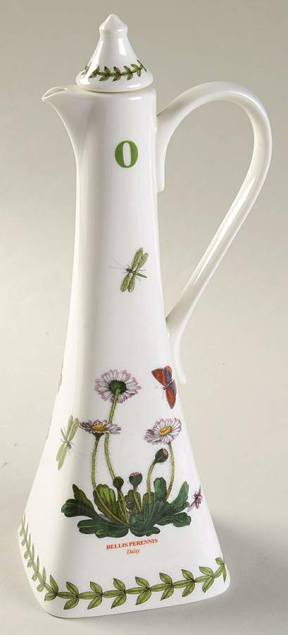 Botanic Garden Handled Oil Cruet and Stopper by Portmeirion-1