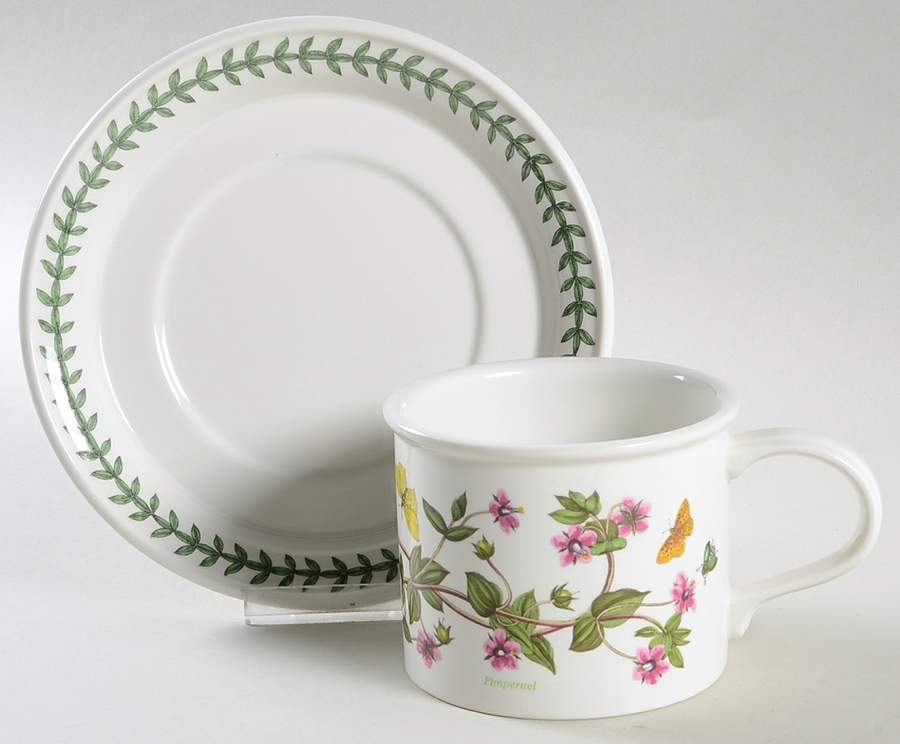Botanic Garden Drum Breakfast Cup & Saucer Set by Portmeirion-1