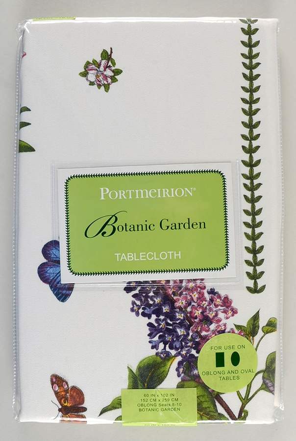 Botanic Garden Rectangular Tablecloth 60" X 102" by Portmeirion-1