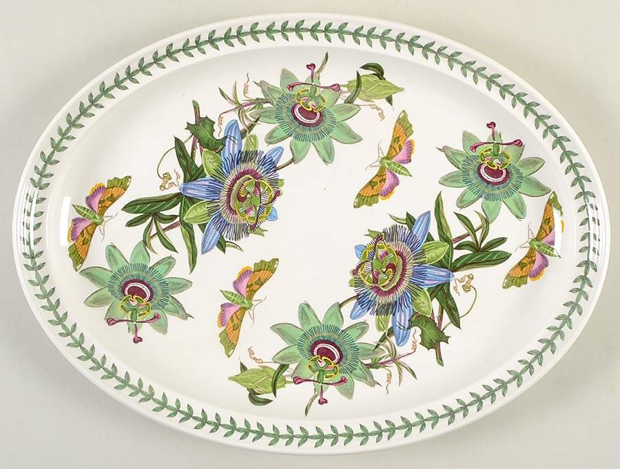 Botanic Garden 15" Oval Serving Platter by Portmeirion-1