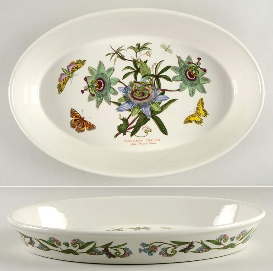 Botanic Garden 15" Oval Baker by Portmeirion-1