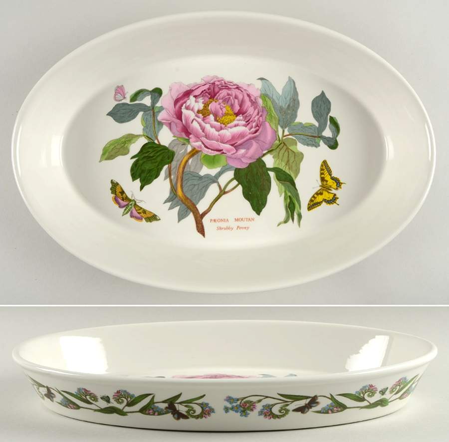 Botanic Garden 15" Oval Baker by Portmeirion-1