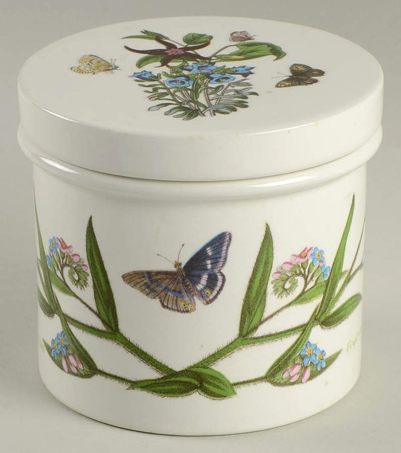 Botanic Garden 4" Storage Jar & Ceramic Lid by Portmeirion-1