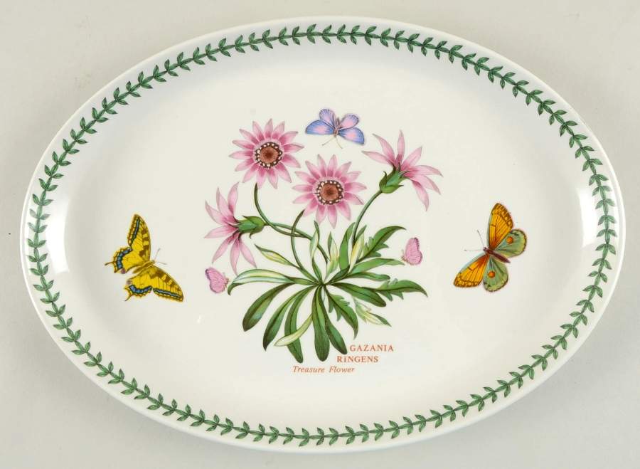 Botanic Garden 12" Oval Steak Platter by Portmeirion-1
