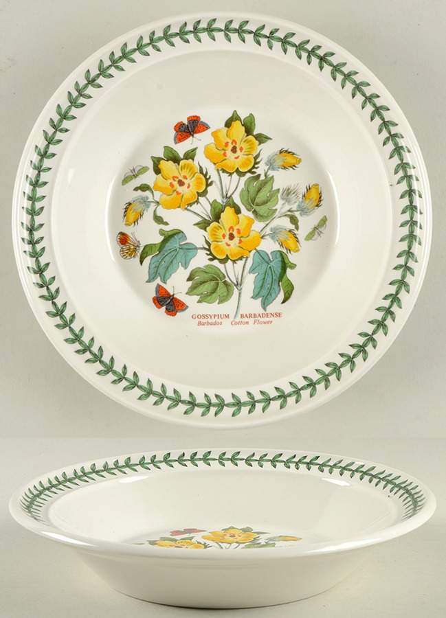 Botanic Garden Rim Soup Bowl by Portmeirion-1