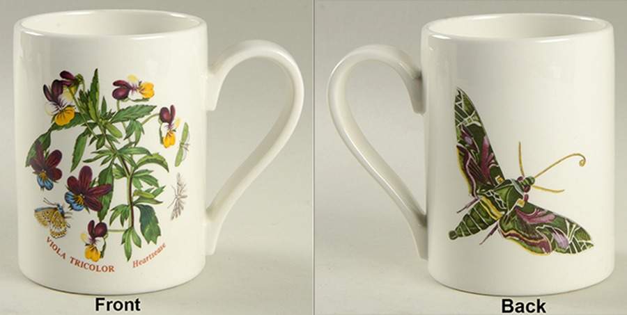 Botanic Garden 1972 Flower & Butterfly Mug by Portmeirion-1