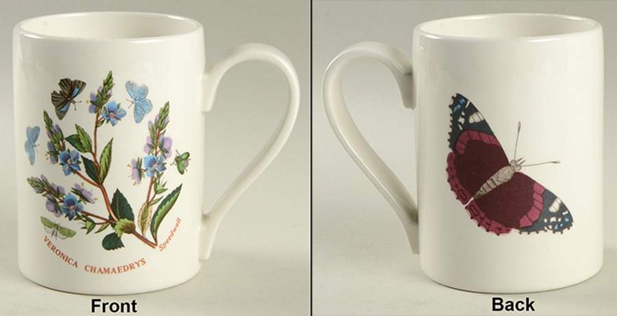 Botanic Garden 1972 Flower & Butterfly Mug by Portmeirion-1