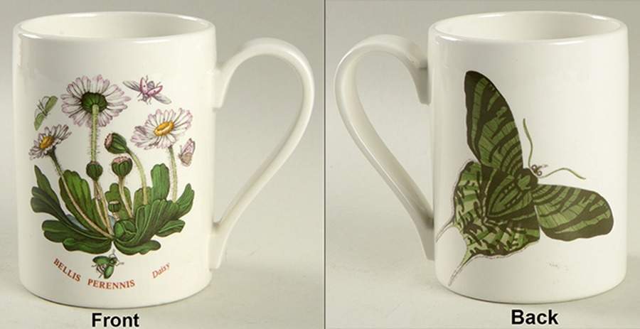 Botanic Garden 1972 Flower & Butterfly Mug by Portmeirion-1