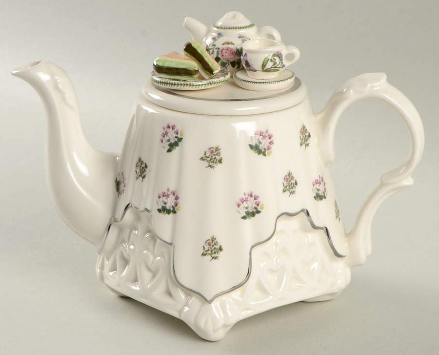 Botanic Garden Mini Figural Teapot & Lid by Portmeirion-1