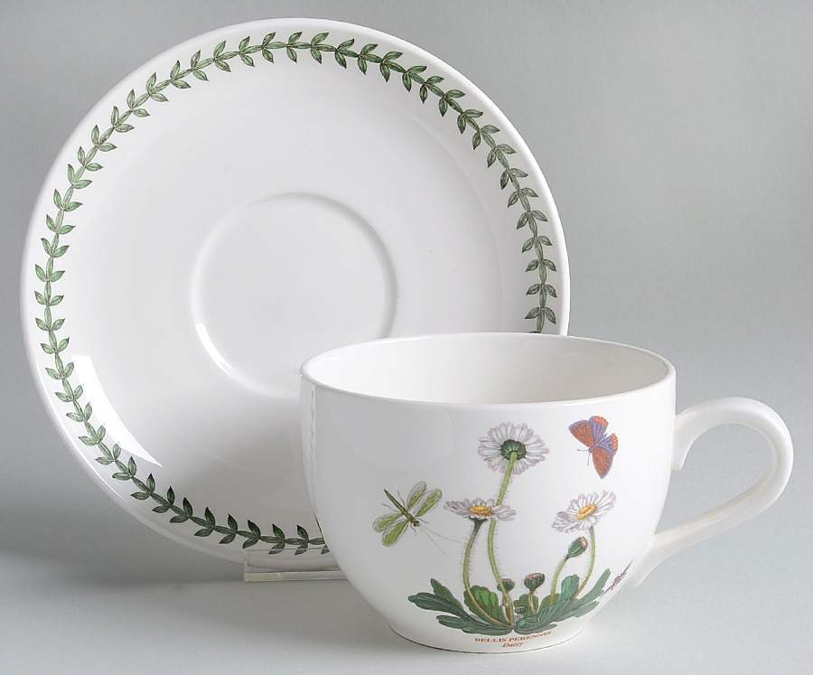 Botanic Garden Jumbo Cup & Saucer Set by Portmeirion-1