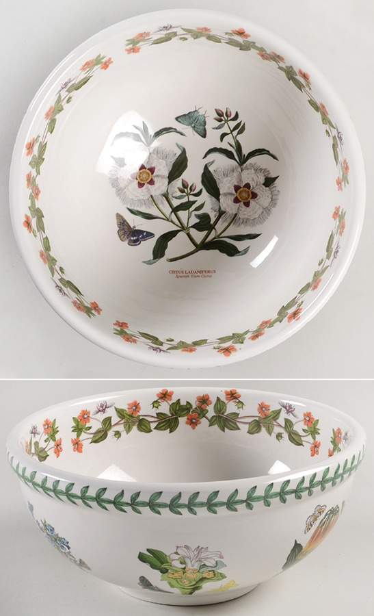 Botanic Garden 9" Salad Serving Bowl by Portmeirion-1