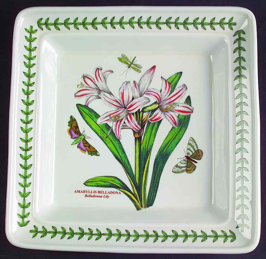 Botanic Garden 8" Square Plate by Portmeirion-1