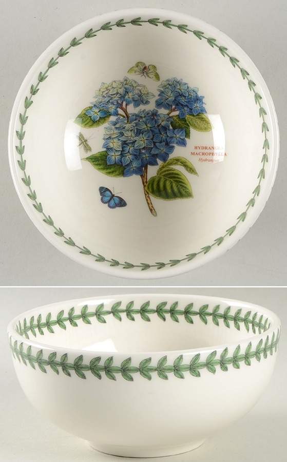 Botanic Garden Individual Small Salad Bowl w/No Outside Flw Dsn by Portmeirion-1