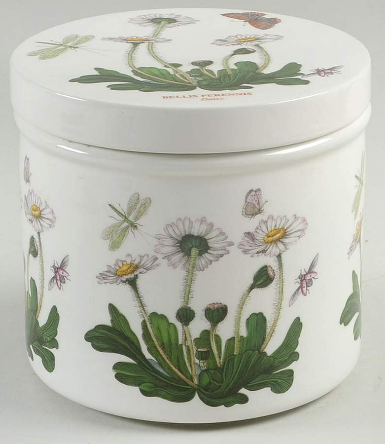 Botanic Garden 4" Storage Jar & Ceramic Lid by Portmeirion-1
