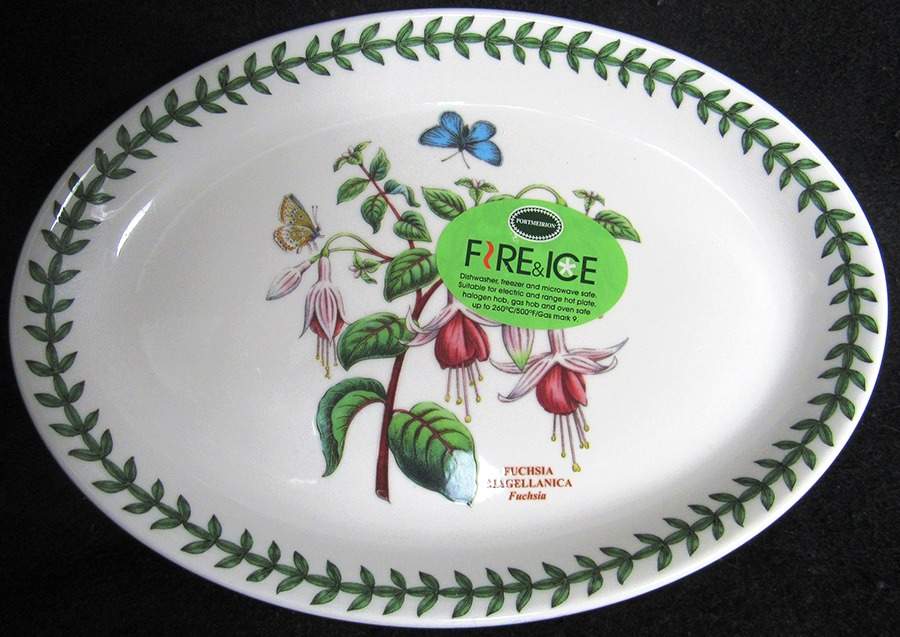 Botanic Garden 9" Oval Steak Platter by Portmeirion-1