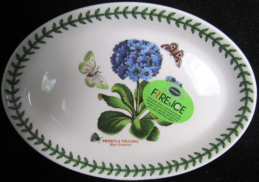 Botanic Garden 9" Oval Steak Platter by Portmeirion-1