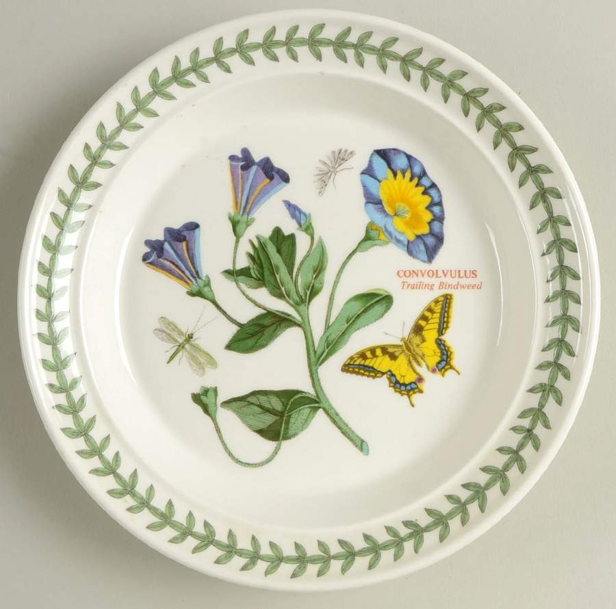 Botanic Garden Bread & Butter Plate (25th Anniversary Backstamp) by Portmeirion-1