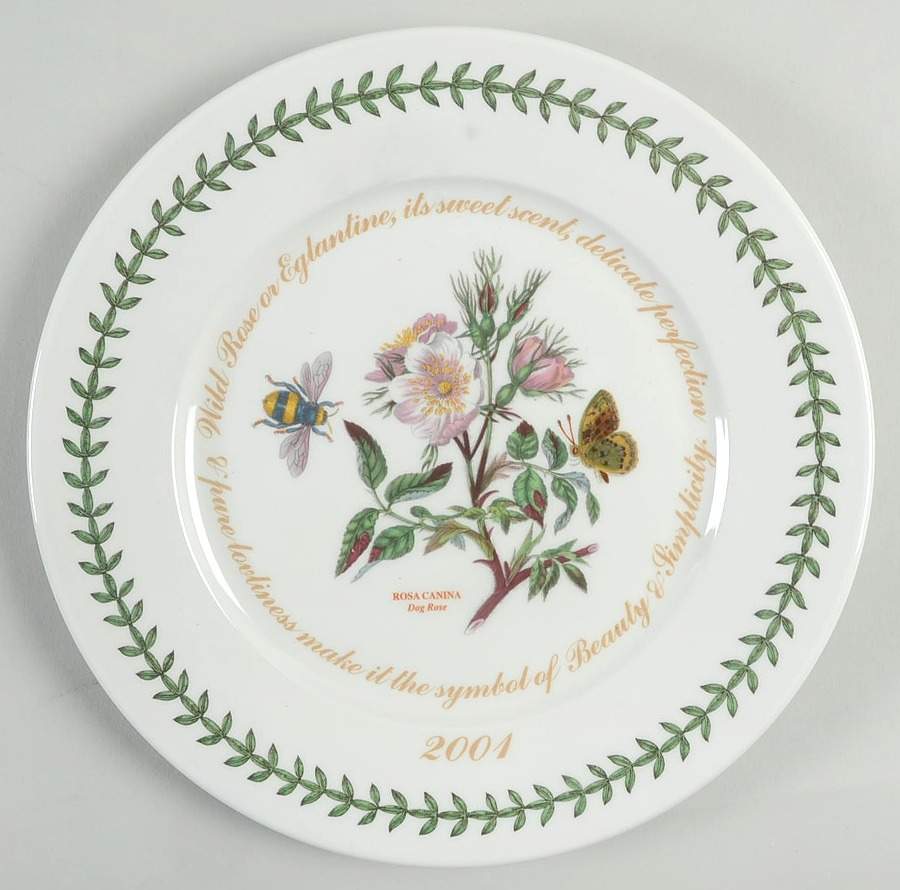 Botanic Garden 2001 Collector Plate by Portmeirion-1