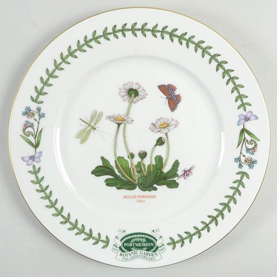 Botanic Garden Anniversary Collector Plate by Portmeirion-1