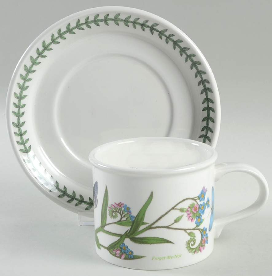 Botanic Garden Drum Breakfast Cup & Saucer Set by Portmeirion-1