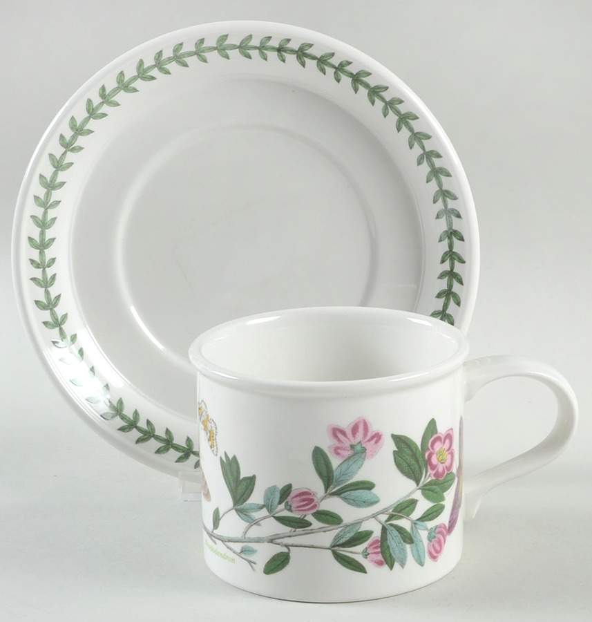 Botanic Garden Drum Breakfast Cup & Saucer Set by Portmeirion-1