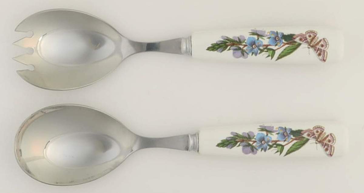 Botanic Garden (2 Piece) Salad Set w/Stainless Bowl by Portmeirion-1