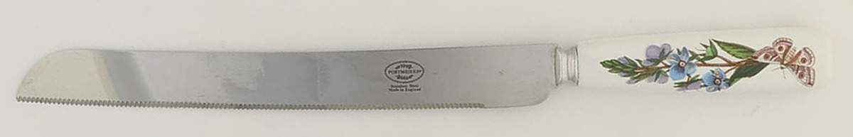 Botanic Garden Bread Knife W/Stainless Blade & Ceramic Handle by Portmeirion-1
