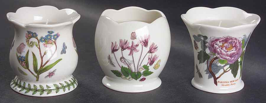 Botanic Garden Votive Candleholder - Set of 3 Motifs Boxed by Portmeirion-1