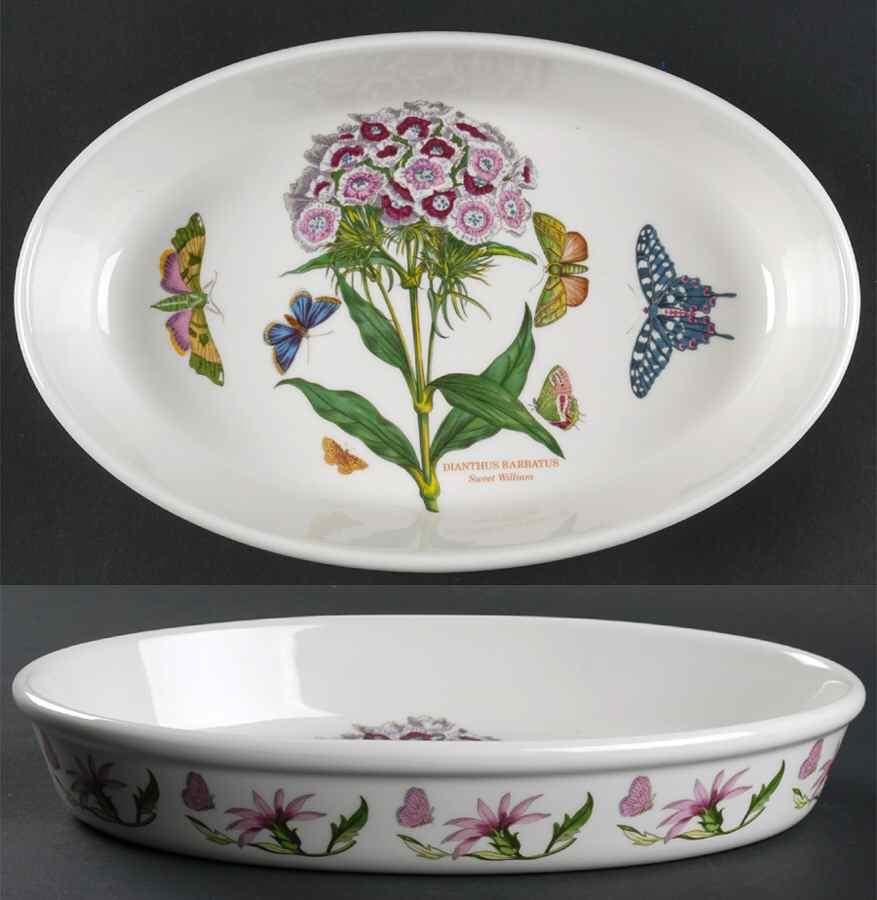 Botanic Garden 11" Oval Baker by Portmeirion-1