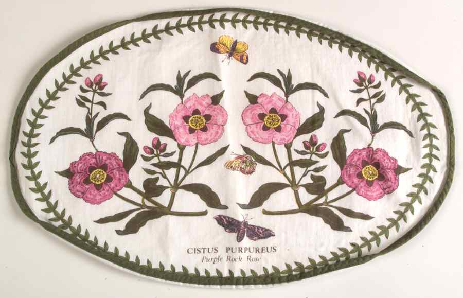 Botanic Garden Oval Cloth Placemat by Portmeirion-1