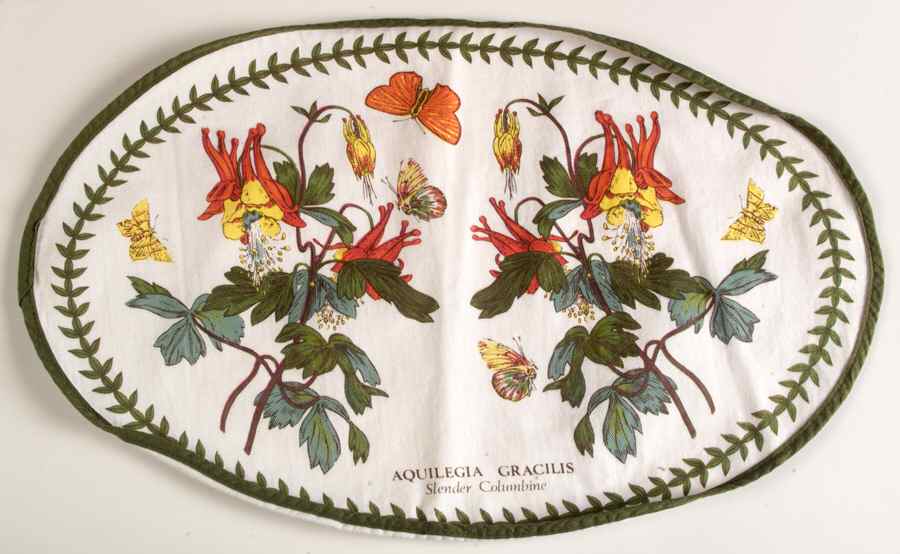 Botanic Garden Oval Cloth Placemat by Portmeirion-1