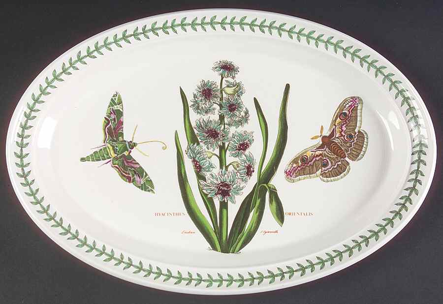 Botanic Garden 13" Oval Steak Platter by Portmeirion-1