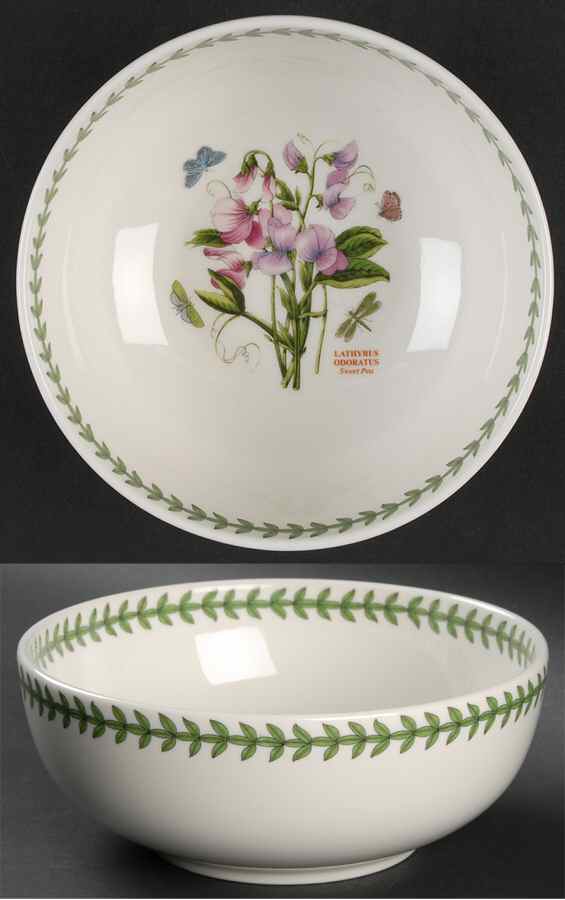 Botanic Garden Individual Salad Bowl w/No Outside Flower Design by Portmeirion-1