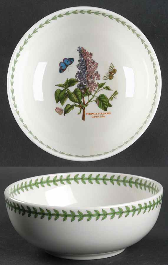 Botanic Garden Individual Salad Bowl w/No Outside Flower Design by Portmeirion-1