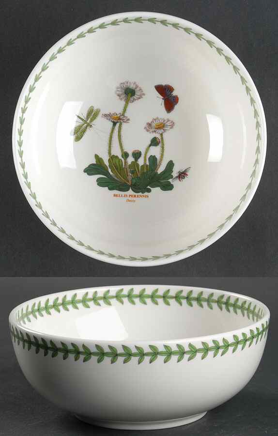Botanic Garden Individual Salad Bowl w/No Outside Flower Design by Portmeirion-1