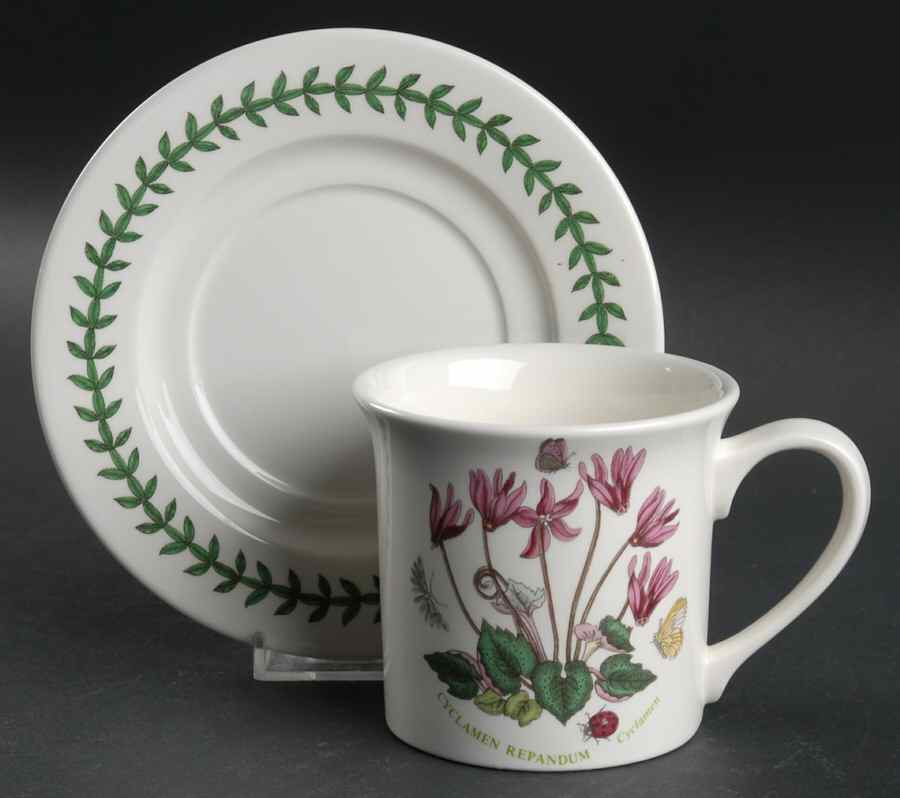 Botanic Garden Mug/Cup & Saucer Set by Portmeirion-1