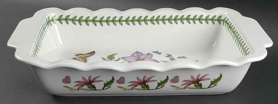 Botanic Garden 15" Rectangular Ribbed Kebab Roaster by Portmeirion-1