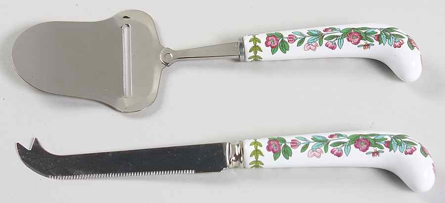 Botanic Garden Cheese Set=(Plane (Chpl38) & Knife (Chek38))) by Portmeirion-1