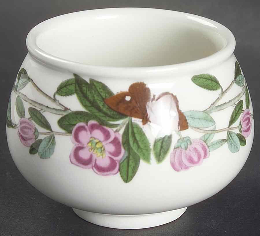 Botanic Garden Mini Romantic Open Sugar Bowl by Portmeirion-1