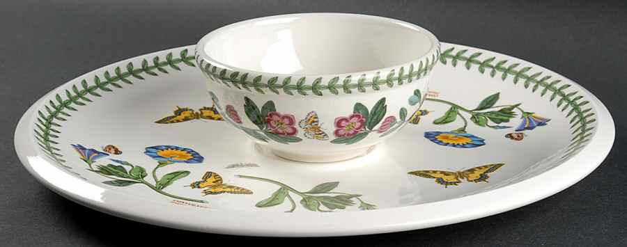 Botanic Garden Chip/Dip Set (Uses ISBFR for Dip) by Portmeirion-1