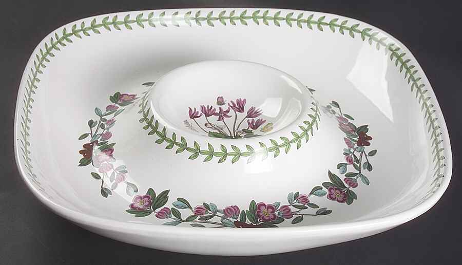 Botanic Garden 1 Piece Square Chip and Dip by Portmeirion-1