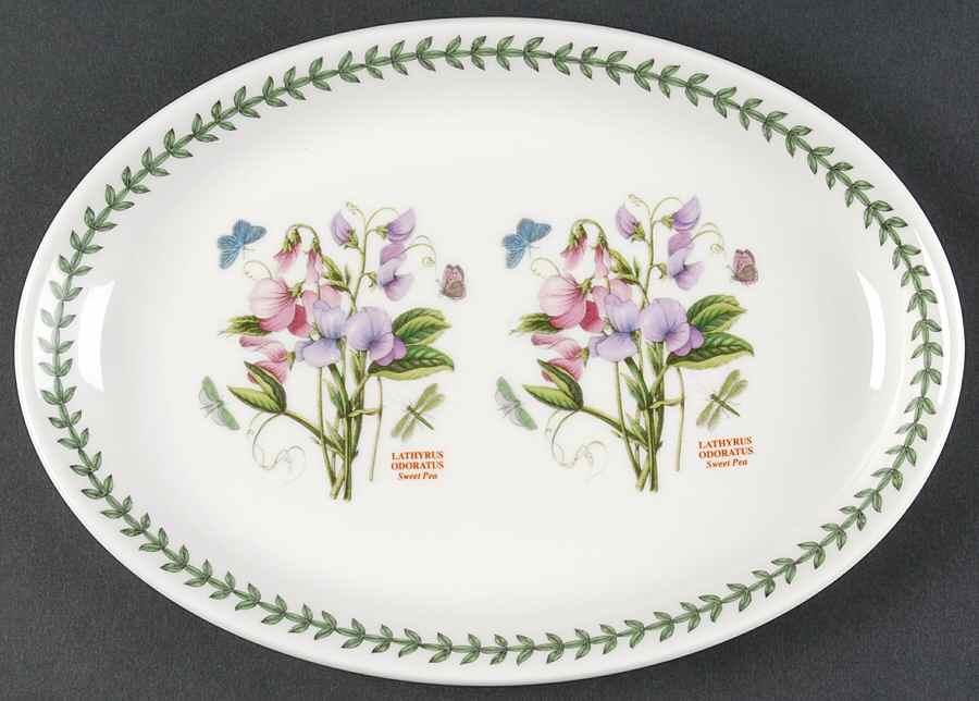 Botanic Garden 10" Oval Steak Platter by Portmeirion-1