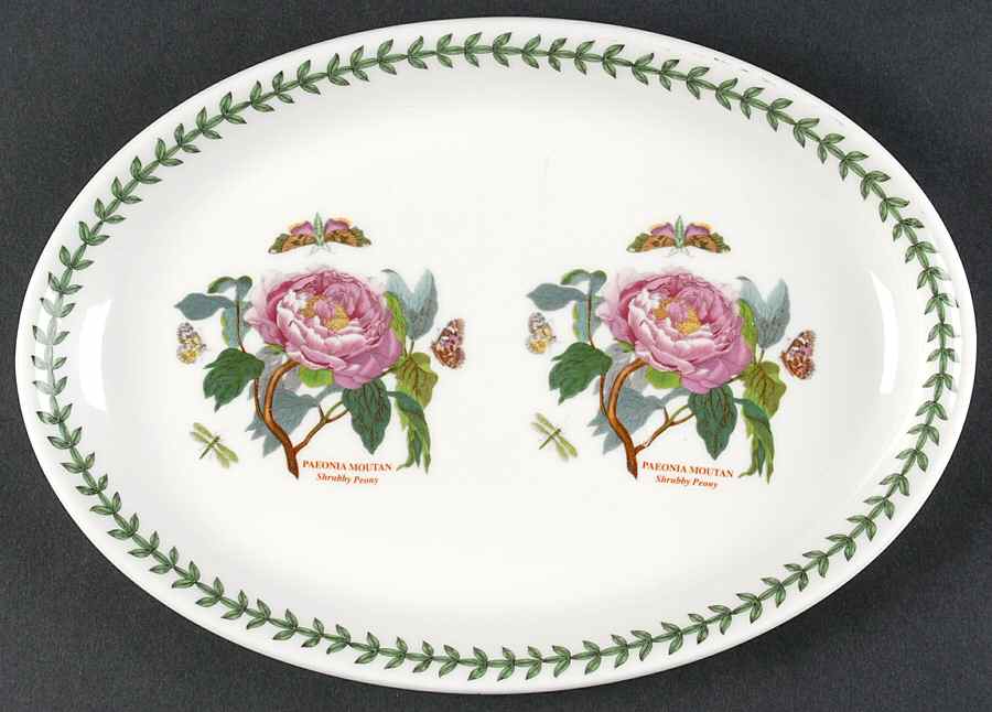 Botanic Garden 10" Oval Steak Platter by Portmeirion-1