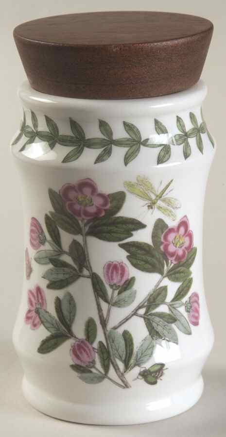 Botanic Garden Collector Club Spice Jar with Wood Lid by Portmeirion-1